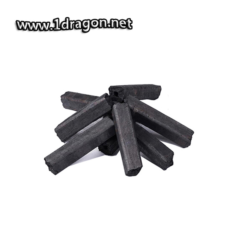 Black Charcoal Type und All Shape Kohlebrikett in Sechseckform
